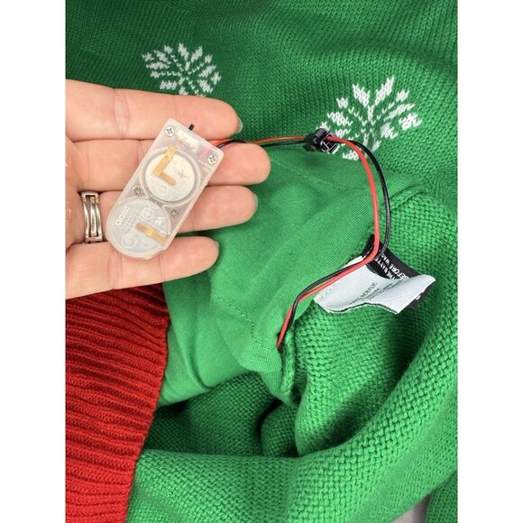 🎄 Light-Up Snowman Ugly Christmas Sweater – Unisex Size Small 🎄 - Picture 6 of 9
